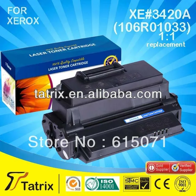 

FREE DHL MAIL SHIPPING. 106R01033 Toner Cartridge ,Triple Test 106R01033 Toner Cartridge for Xerox toner Printer