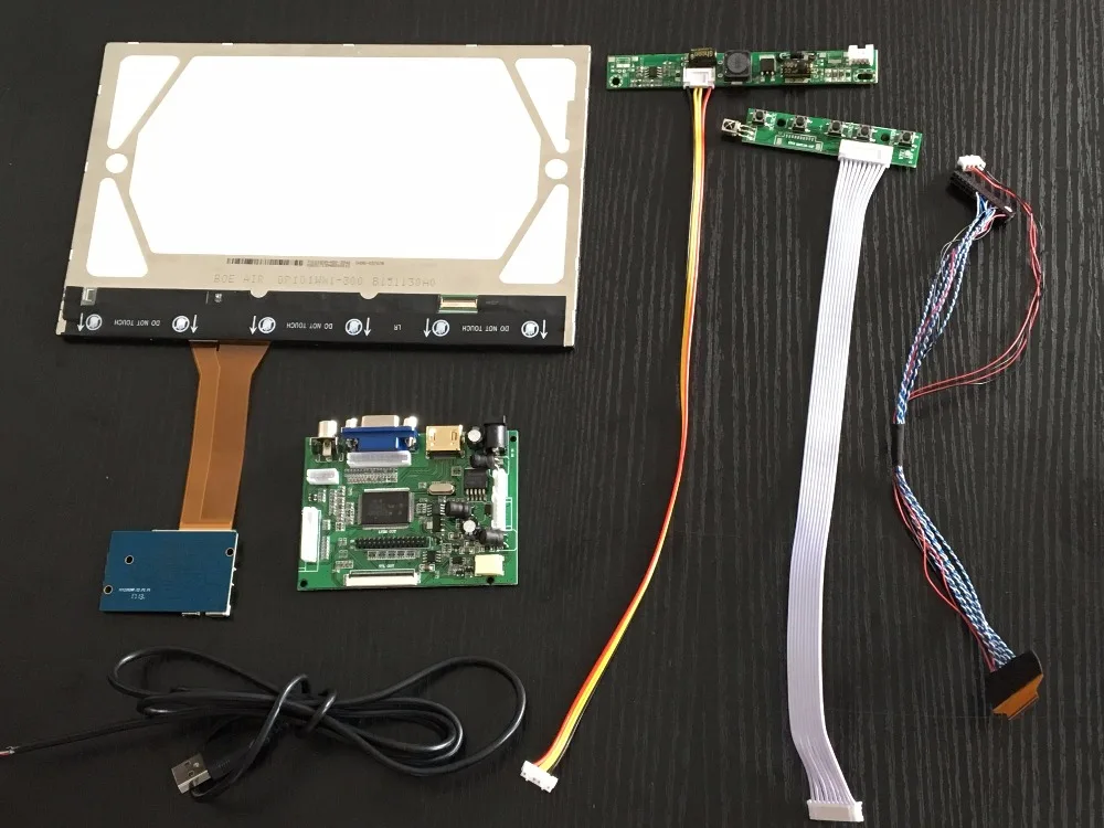 

10.1 inch IPS Raspberry Pi 3 Screen Monitor 1280*800 HD Digital LCD screen Display Auto Backing Car HDMI VGA 2 AV Banana Pi