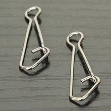 50pcs bag Bearing Fishing QL Swivels Rolling Rings Interlock Hook Lure font b Fishhook b font