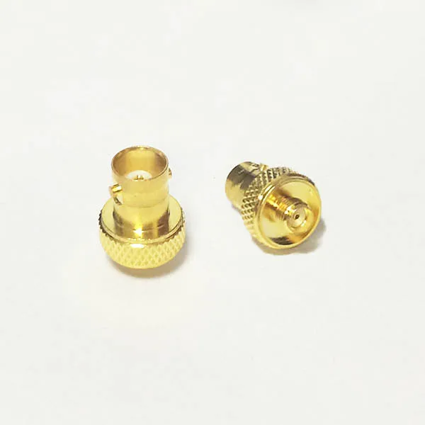

1pc New BNC Female Jack to SMA Female Jack RF Coax Adapter convertor Straight Goldplated Gold-plated disc for Baofeng UV-5r