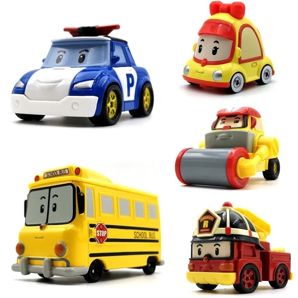 Детские игрушки 22 стиля Robocar Poli металлическая модель автомобиля робот Roy Haley аниме