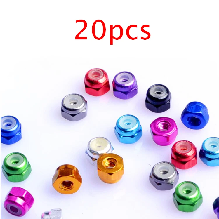 

Free Shipping 20PCS M2 Screw Nuts For Tamiya Mini 4WD Racing Car Spare Part 15493/19326