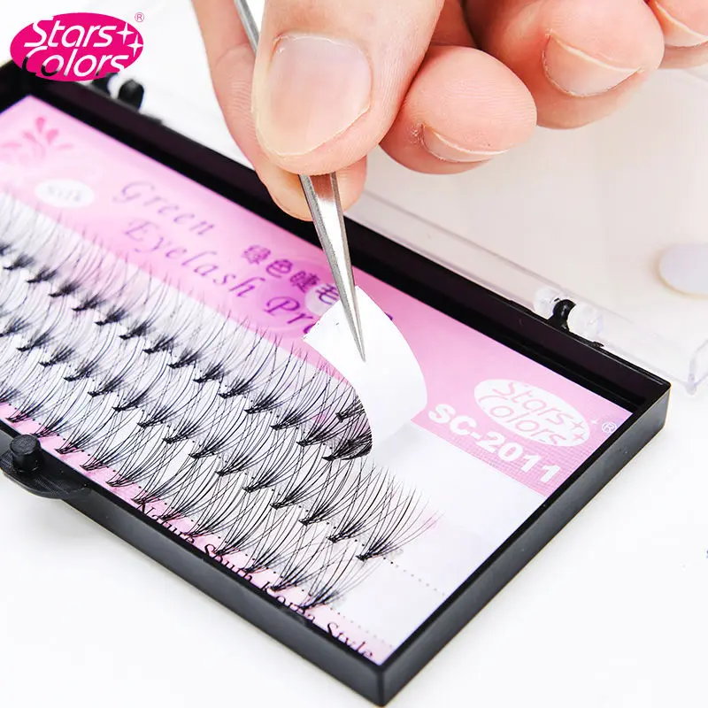 Genuine Brand Individual False Eyelashes Extension Natural Long Mink