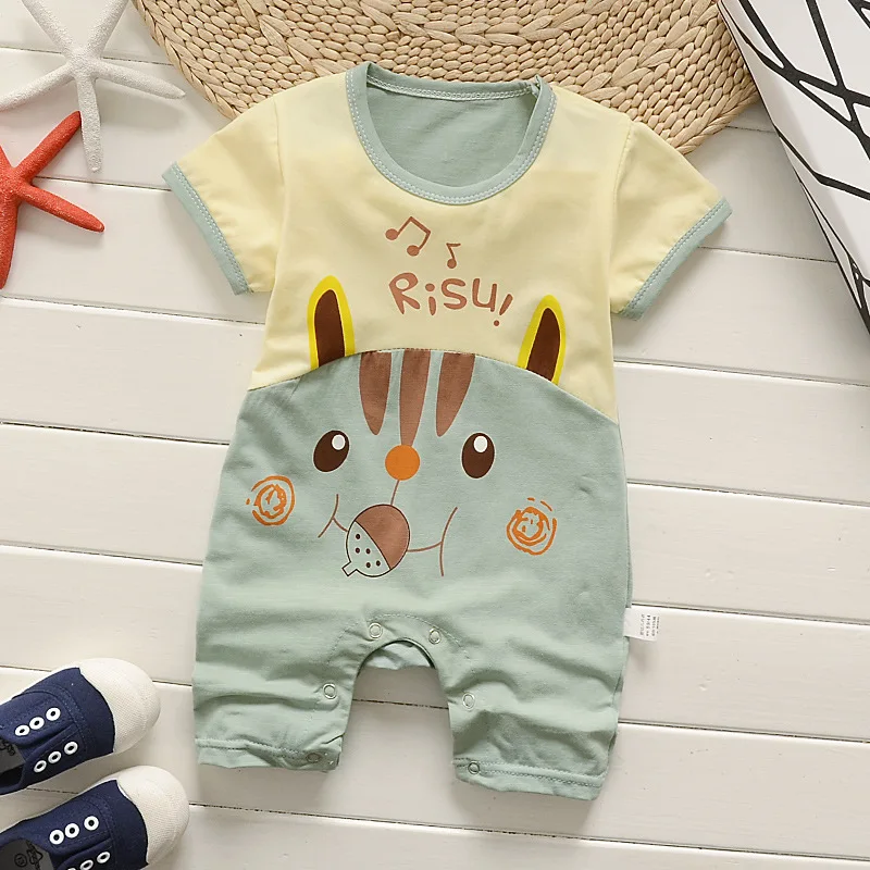 

Baby Clothing Summer Infant Newborn Baby Romper Short Sleeve GIRL BOYS Jumpsuit New Born Baby Clothes
