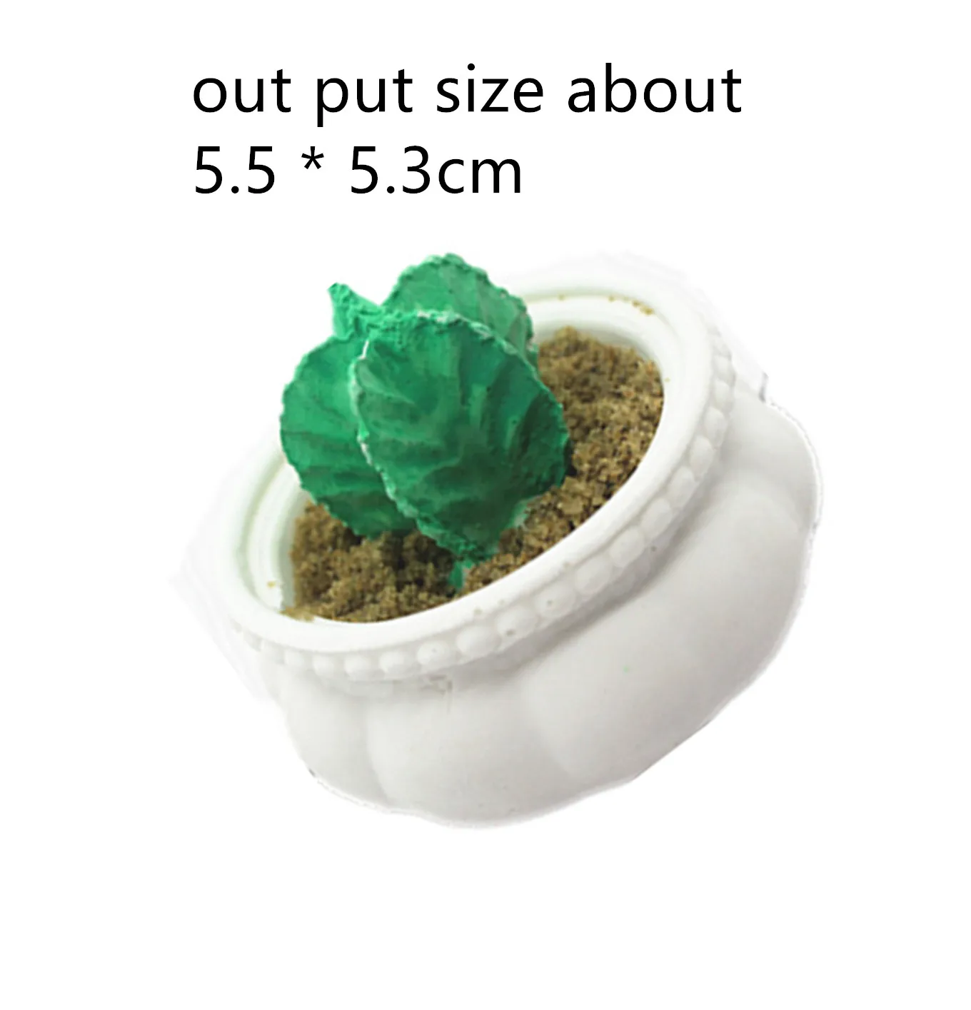Small Flower Lace Pot Making Clay Plaster Mold Desktop Cactus Landscape Plants Cement Planter Silicone Mold for Concrete