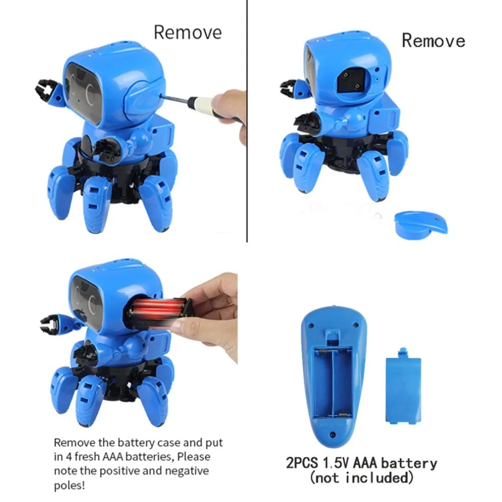 6 брюки с широкими штанинами RC робот распознавание жестов инфракрасное препятствие шагающий робот MoFun "сделай сам" для сборки Smart отслеживания интерактивные игрушки для детей