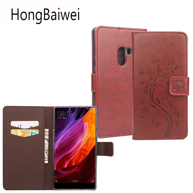 

HongBaiwei For Xiaomi Mix Case Cover Folio Flip Premium Pattern PU Leather Wallet Phone Bag with Card Slot Holder