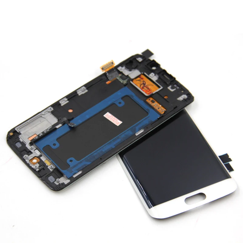 ЖК экран класса качества ААА с заменой рамка для SAMSUNG Galaxy s6 edge Дисплей G925 G925I G925F