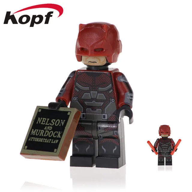 Best Price 20Pcs Legoed Building Blocks Daredevil Zombie Robin Deathstroke Wonder Woman Collection Action Figures For Children Toys PG1717