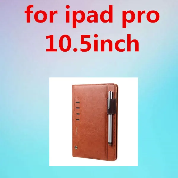 Кожаный чехол для ipad pro 11 дюймов 10,5 ''для ipad Mini 1, 2, 3, 4 для ipad 5 6 7 8 9 воздуха 1 2 pro 9,7 искусственная кожа полностью защищающий чехол - Цвет: 10.5inch Brown