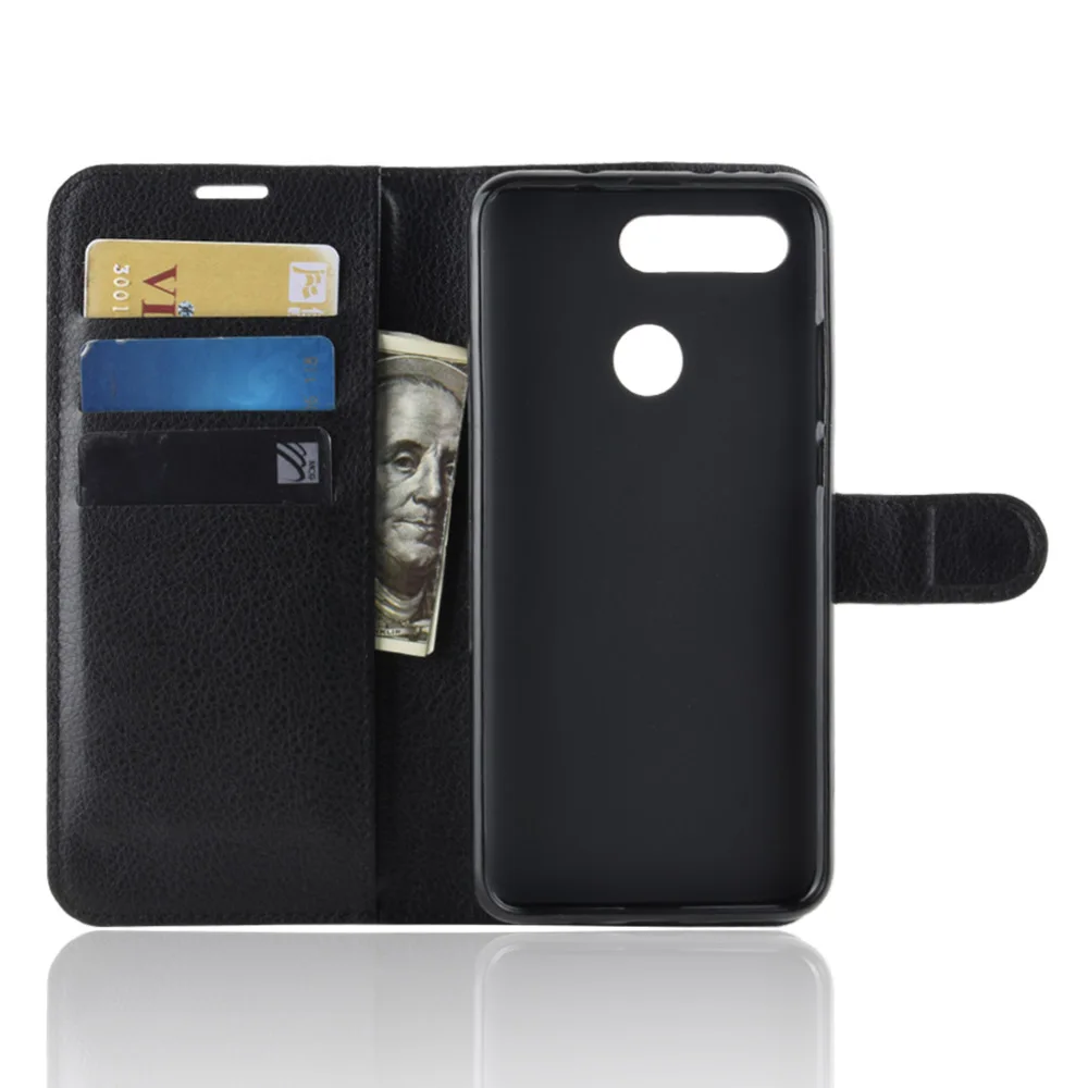 

Cyboris For Honor View 20 Case Funda Litchi Pattern PU Leather Wallet flip Cover Phone Flip case for huawei Honor V20