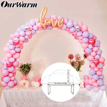 OurWarm arco de globos globo de la boda columna de palo globo cadena globo Fondo Favor fiesta de cumpleaños decoración de la Mesa(China)