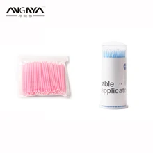 Angnya 100 шт./упак. ресниц средства для наращивания индивидуального Удаление ресниц инструменты, щетка Красота инструменты микро одноразовые кисти для макияжа