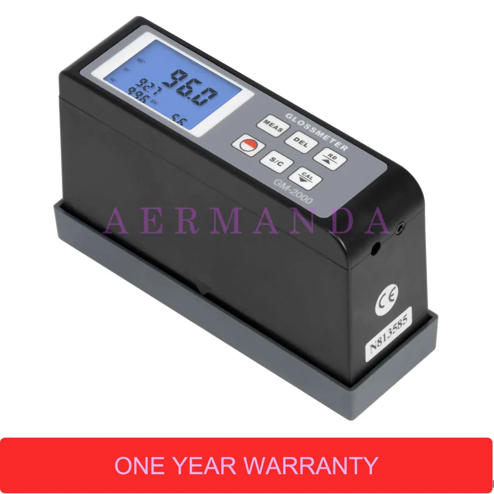 

20/60/85 Degree Digital Glossmeter Multi-Angle 0.1-2000 Gu GM-2000 Printing ink Marble Ceramics Gloss Test