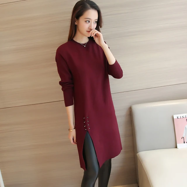 Aliexpress.com: Comprar Mujeres Rebordear Dividir Vestidos