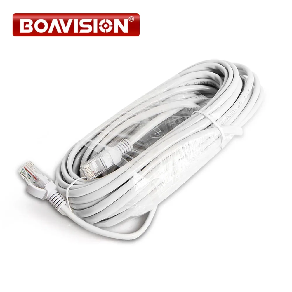 Серый кабель Ethernet CAT5/20m/30m/50m RJ45 сетевой CCTV Lan для NVR систем ip камер|cable rj45|cable forcable