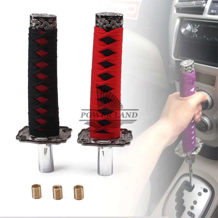 Metal Racing Short Samurai Sword Katana Car Gear Knob Handles Gear