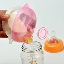 1 шт., коробка для кормления детей, портативный дозатор для молочного порошка, контейнер для хранения еды, Герметичная Бутылка для еды для новорожденных