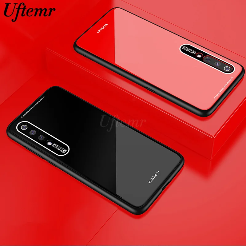 

Mi 9 MI9se Case for Xiaomi Mi 8 9 SE Cover Armor Shockproof Plexiglass+Soft Silicon Case for Xiaomi Mi 8 Lite Explorer Mi8 Cover