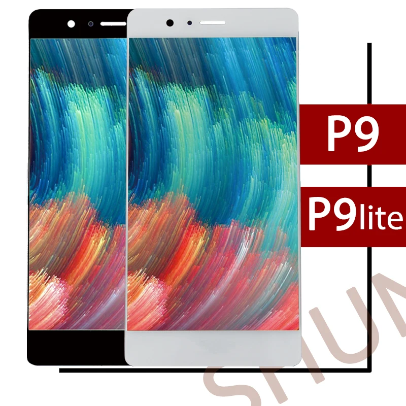 AAA 5 2 ''для HUAWEI P9 Lite ЖК-дисплей сенсорный экран запасные части с рамкой для EVA-L09