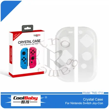 

freeshipping Snap On Guard Crystal Plastic Case Hard Shell for Switch Joy-Con Controller