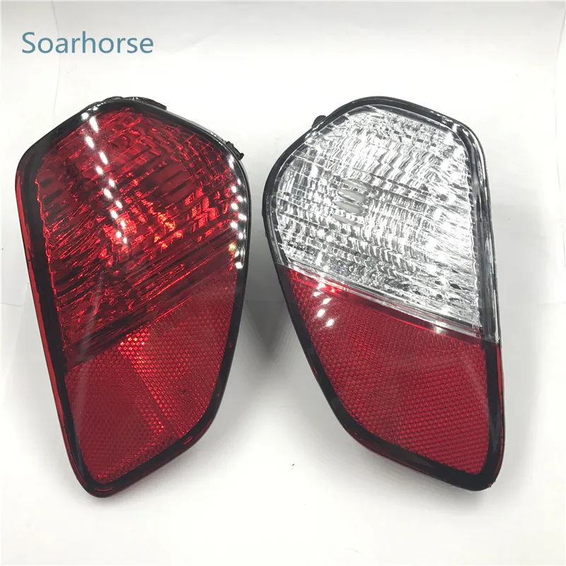 Soarhorse Car rear tail bumper reflector fog lamp reverse Lights fits For Mitsubishi Outlander 2016 2017 2018 accessories Soarhorse Car rear tail bumper reflector fog lamp reverse Lights fits For Mitsubishi Outlander 2016 2017 2018 accessories