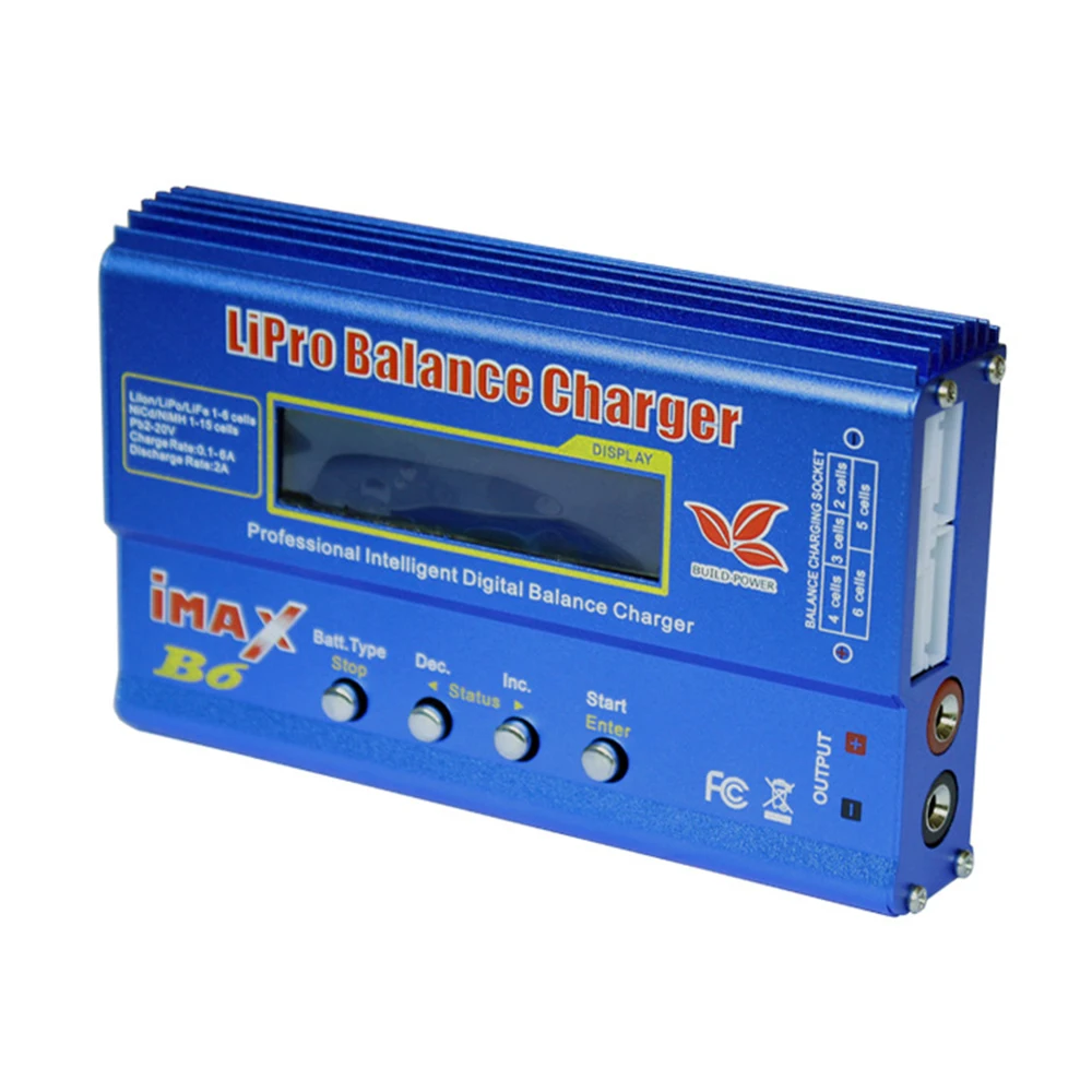 IMAX B6 MINI Battery Balance Charger Discharger for RC Helicopter-Pico NIMH / NICD LCD Smart Battery Charger  AC to DC adaptor