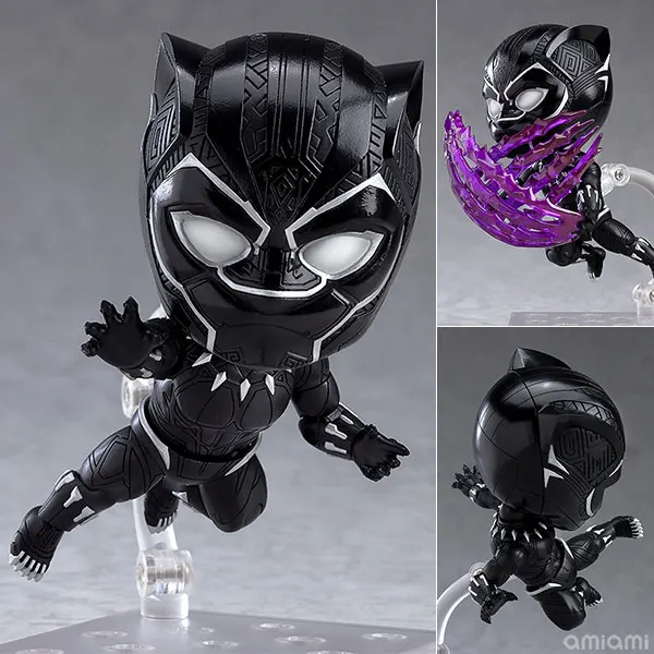 

Marvel Avengers: Infinity War Nendoroid 955 Black Panther Cute Kawaii Super Hero 10cm Action Figure Toys