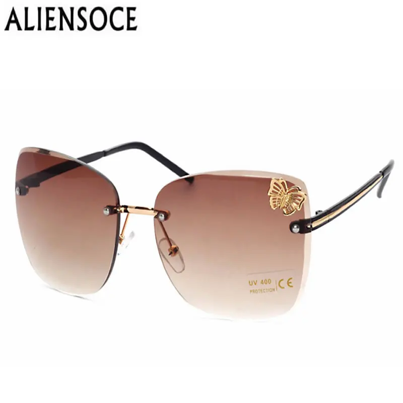 New Fashion Butterfly Sunglasses Women Brand Desig...