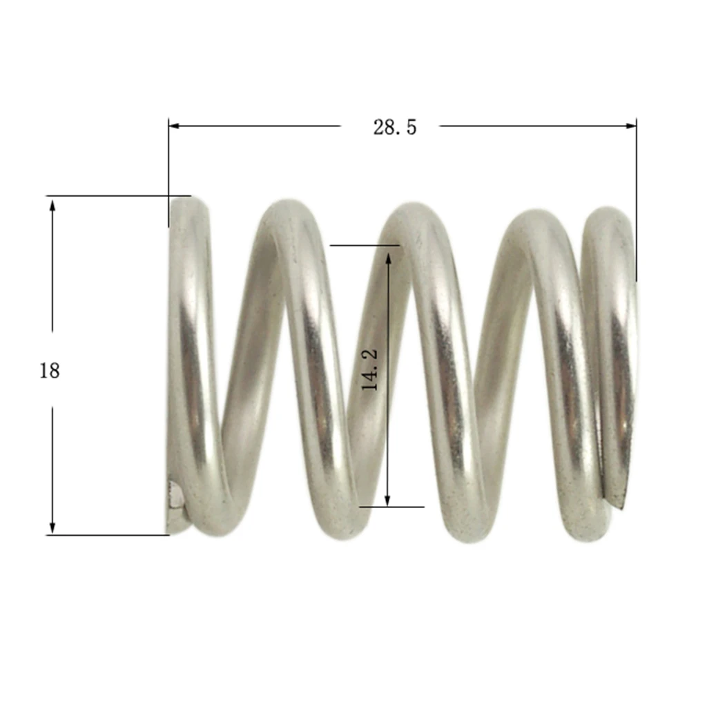 MagiDeal 2 Pcs Stainless Steel Tremolo Arm Tension Springs for Bigsby Guitar Parts Guitar Parts & Accessories