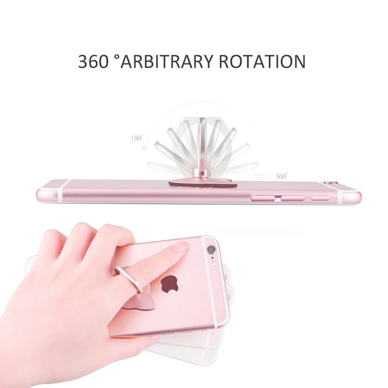 360 Degree Cat Ear Mobile Phone Finger Ring Holder Stand Mount Charging Support Universal Bracket for iPhone Xiaomi iPad Samsung