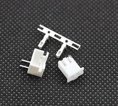 

100Sets/Lot 2 Pin Connector Leads Header 2.54mm XH-2P Kit Housing Pin header Terminal