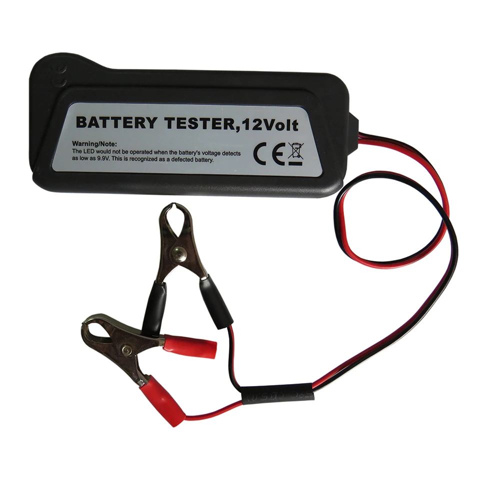 12V Car Battery Alternator Tester LED Lights Display Batteries Analyzer Cars Motorcycle Trucks Battery Test Diagnostic Tool (5)