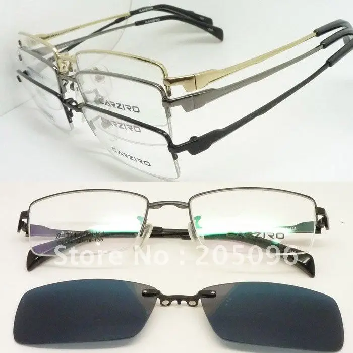 wholesale C5784 optical titanium eyeglasses frame with easy