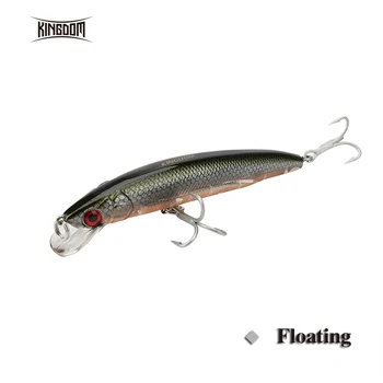 

Kingdom Fishing Lures Floating Minnow Bait Wobblers 115mm 18.3g High Quality Hard Jerkbait Eight Colors Available Model 5226