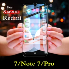 Для Xiaomi Redmi note 7 стеклянная Защитная пленка для экрана из закаленного стекла xiaomei readmi note7 pro note7pro 7note tremp xiomi