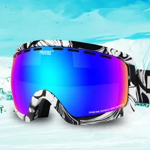 Профессиональный сноуборд очки мужские унисекс двойные линзы для мотокросса и лыж Очки зимние уличные противотуманные снежные лыжные очки