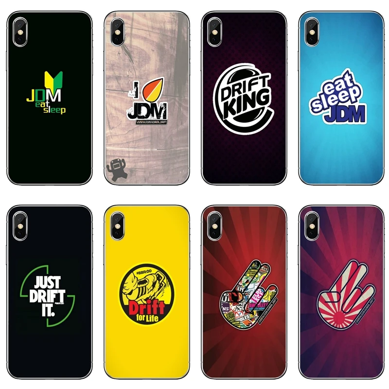 

Sticker Bomb eat sleep JDM For Samsung Galaxy Note 9 8 5 S10 S9 S8 S7 S6 edge Plus Lite S5 S4 S3 mini Soft mobile phone case