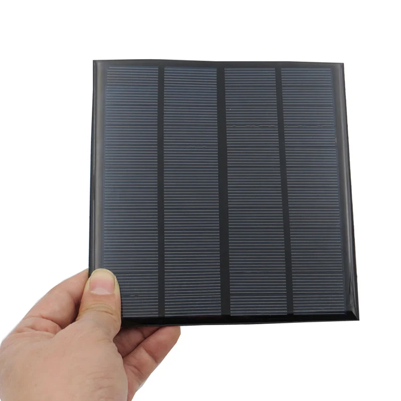 

3W 12V Mini Solar Panel DIY Polysilicon Solar Charger for Home Office Outdoor Activity _WK