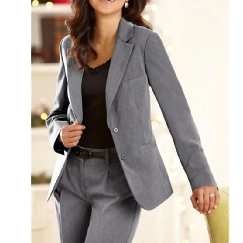 Female suit dress Notch Lapel font b Women s b font Business Office Tuxedos font b