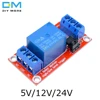 Un bouclier de carte de Module de relais de 1 canal 5V 12V 24V avec le Module d'alimentation de déclencheur de haut et bas niveau de soutien d'optocoupleur pour Arduino ► Photo 1/6
