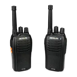 Пара RETEVIS RT46 Walkie Talkie 2 Вт портативный двухсторонний радиоприемопередатчик VO X Micro-usb зарядка поддержка литий-ионная (или AA) батарея