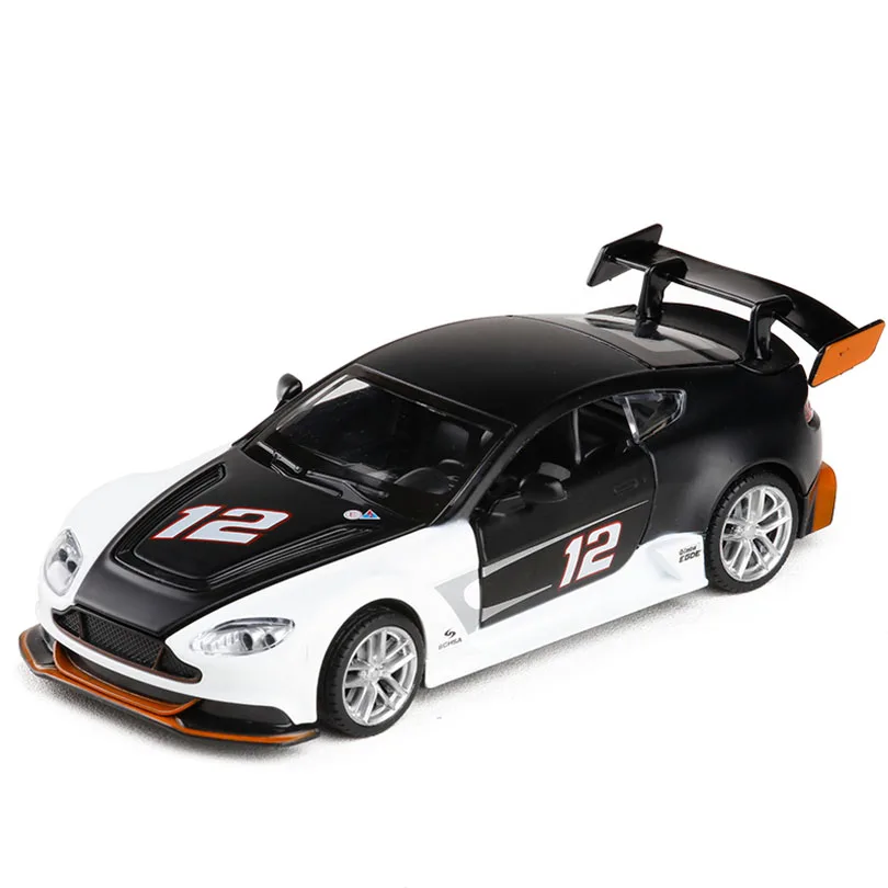 Модель гоночного автомобиля Martin GT3 1/32 модель из сплава с 4 открывающимися дверями