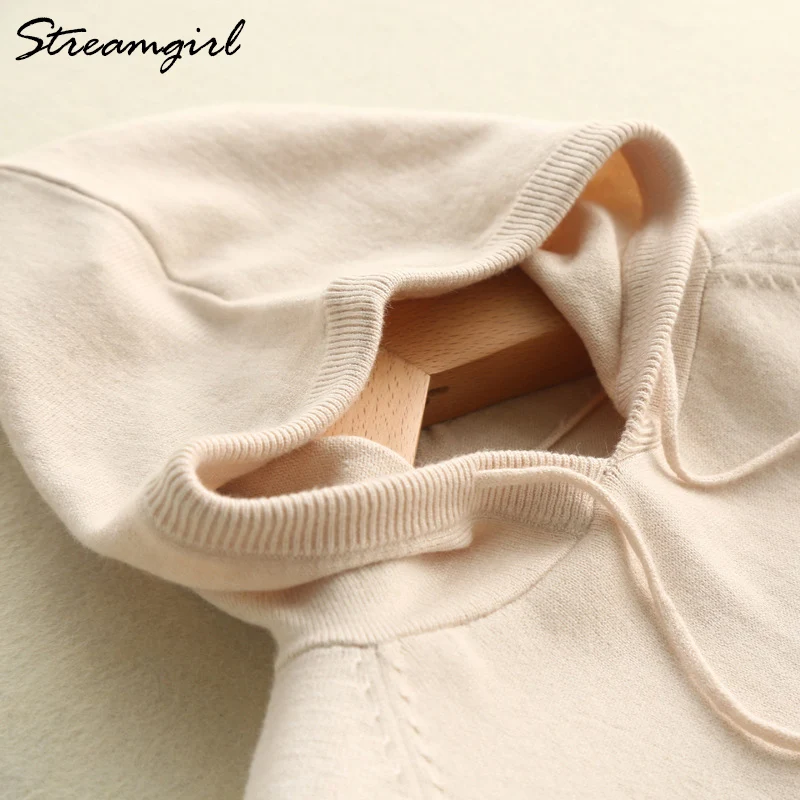  Knit Hoodie Women Sweatshirts Hooded Sweatshirt Womens Knitted Hoodie Sweatshirt For Women Hoodies 