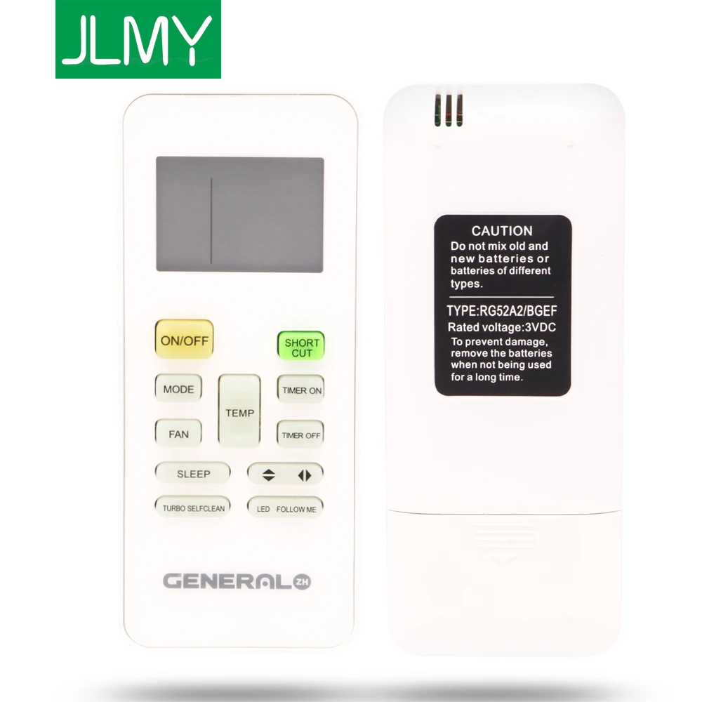 

1Pcs New Universal AC Remote Control RG52A2/BGEF For Midea Air Conditioner Remote Control Free Shippinng