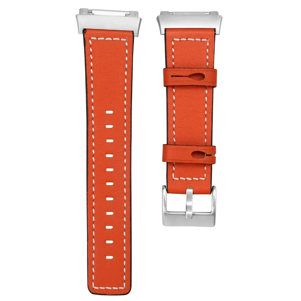 KINGBEIKE Colorful Genuine Leather Watchband For Fitbit Ionic Watch Band Men Women Bracelet Belt Replacement Strap KINGBEIKE Colorful Genuine Leather Watchband For Fitbit Ionic Watch Band Men Women Bracelet Belt Replacement Strap