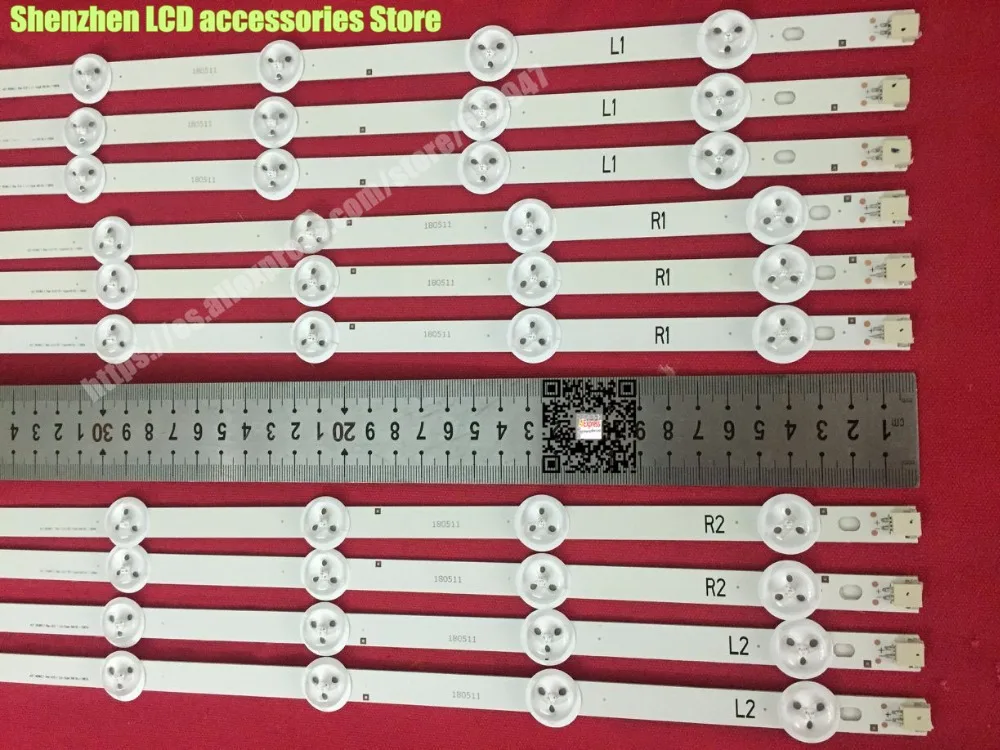 10 шт./лот для LG 42 дюймоый ТВ LG 4" дюймов Подсветка полосы 42LN5400 42LN5300 R1+ L1 = 6 шт. R2+ L2 = 4 предмета в комплекте