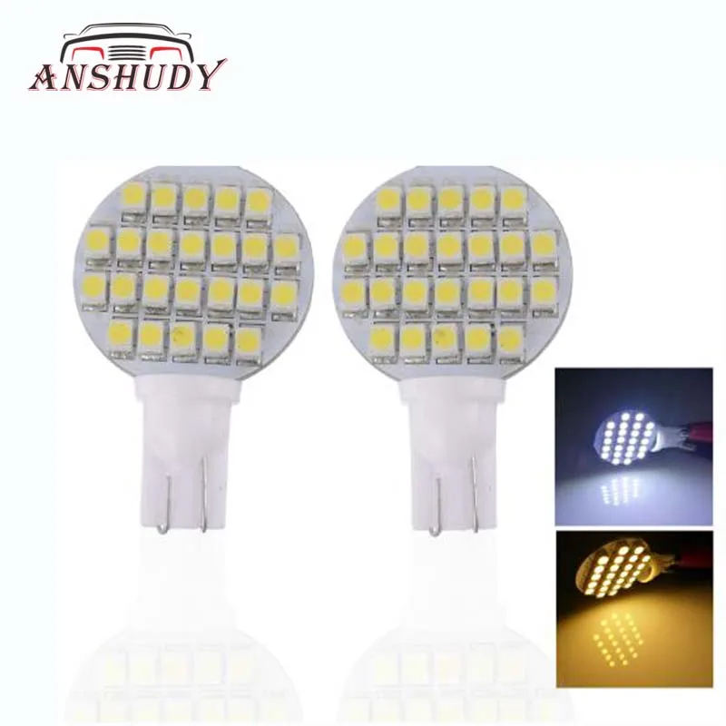 W5E светодиодный T10 194 168 подсветка для салона автомобиля 1210 3528 24SMD чтения
