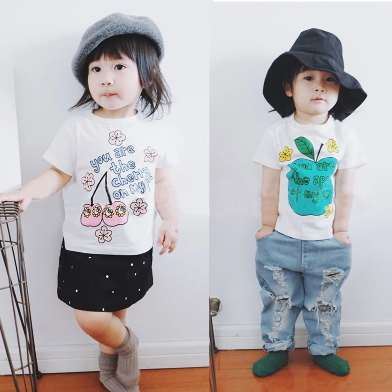 Летняя футболка для мальчиков и девочек детская футболка с короткими рукавами хлопковая футболка, топ с рисунком, одежда для мальчиков детские футболки MBT015