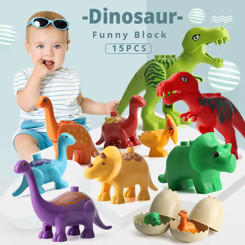 dinosaur duplo blocks
